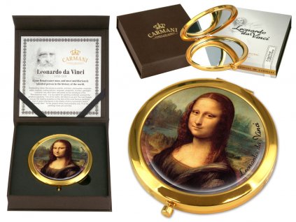 Kosmetické zrcátko L. da Vinci Mona Lisa