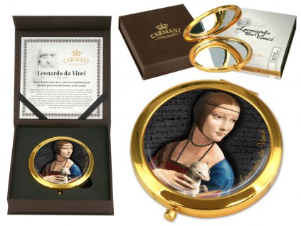 Kosmetické zrcátkoLeonardo Da Vinci Lady with an Ermine