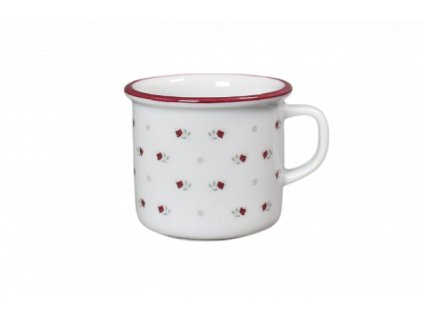 Porcelánový hrneček na espresso FRANCESKA retro styl 80 ml