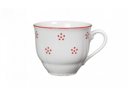 Porcelánový šálek na espresso Verona Valbella červená