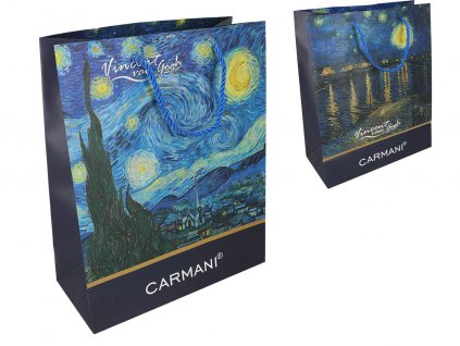 Dárková taška V. van Gogh, kavárna v noci na terase, hvězdná noc