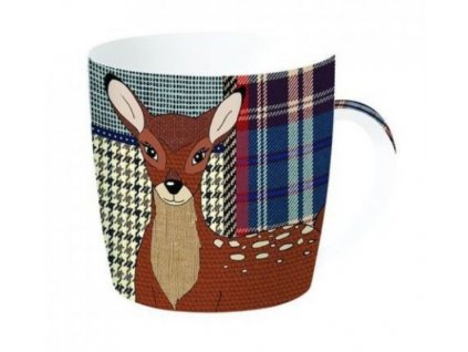 Easy Life - Porcelánový hrnek v plechové dóze SRNEČEK - 350 ml