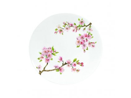 Porcelánový dezertní talíř SAKURA v dárkové krabičce