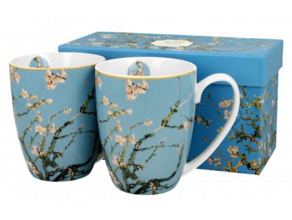 Sada dvou šálků V. van Gogh Almond Blossom v dárkové krabičce