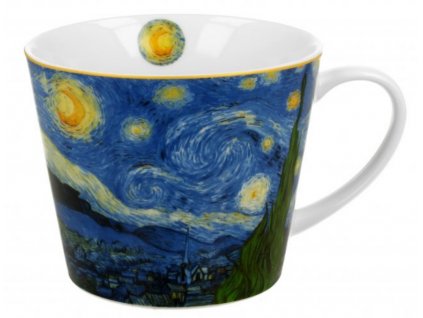 Velký porcelánový hrnek V. van Gogh STARRY NIGHT v dárkové krabičce 610 ml
