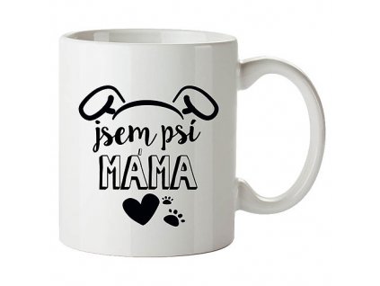 Bohemia Gifts Keramický hrnek 350 ml - jsem psí máma