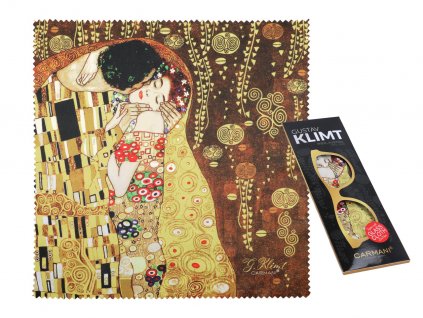 Carmani - Utěrka na brýle G. Klimt, The Kiss - Polibek