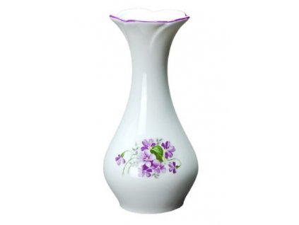 Porcelánové váza FIALKY - 16,5 cm