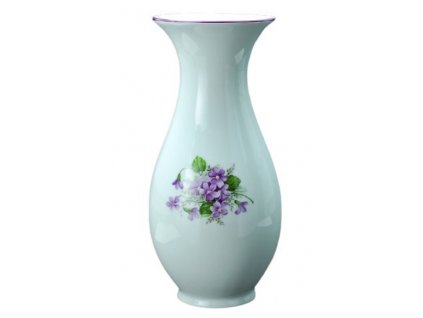 Porcelánové váza FIALKY - 25,5 cm