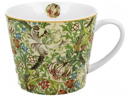 Velký porcelánový hrnek William Morris GOLDEN LILLY v dárkové krabičce .