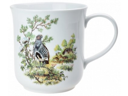 Velký porcelánový hrnek GOLEM pro myslivce KOROPTEV polní - 1,5 l