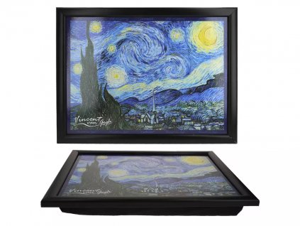 Servírovací tác s polštářem V. van Gogh, Starry night