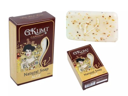 Carmani - Přírodní mýdlo, dekor G. Klimt, Mořská řasa - 100 g