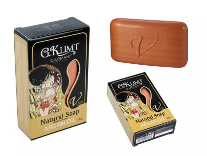 Carmani - Přírodní mýdlo, dekor G. Klimt, Arganový olej - 100 g