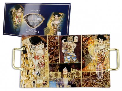 Ozdobný podnos G. Klimt, Koláž v dárkovém balení