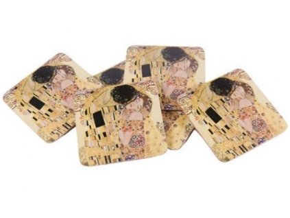Korkové prostírání pod skleničky G. Klimt POLIBEK