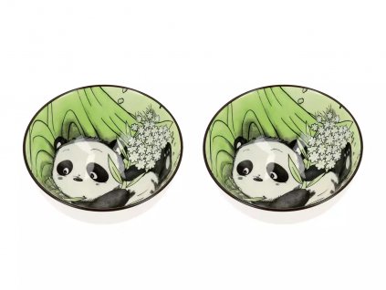 Hanipol - Porcelánové misky, dekor PANDA - 11,2*6 cm