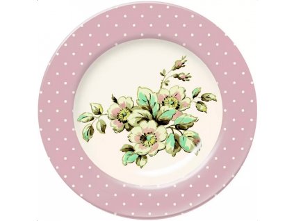 Kitchen Craft - Dezertní porcelánový talíř Cottage Flower - Ø 20 cm