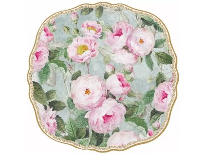 Easy Life - Porcelánový dezertní talířek Roses In Bloom - Ø 20 cm