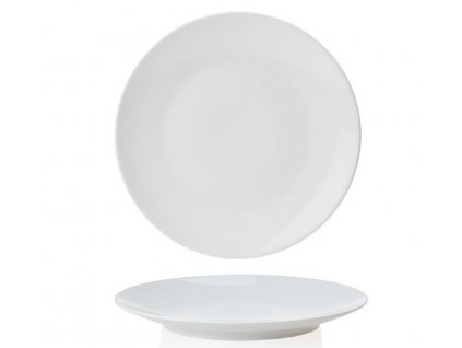 Porcelánový dezertní talíř, bílý - 19 cm