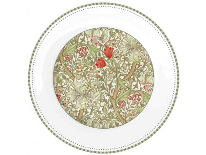 Easy Life - Porcelánový dezertní talířek William Morris Green - 19cm