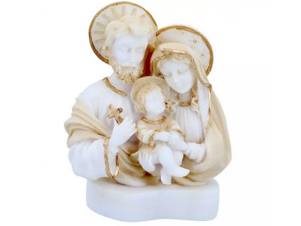 Alabasterská figurka Svatá rodina - 13 cm