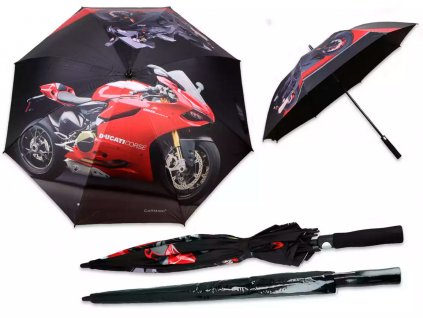 Carmani - Velký deštník Classic & Exclusive, Ducati Pigante - ø 124 cm, výška 93 cm