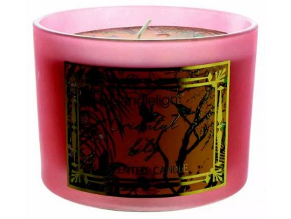 Candlelight - Vonná svíčka ve skleněné dóze Ochre Chinoiserie, vůně Vonná svíčka ve skleněné dóze Ochre Chinoiserie