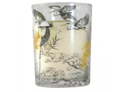 Candlelight - Vonná svíčka ve skleněné dóze Oriental Heron, vůně bavlny