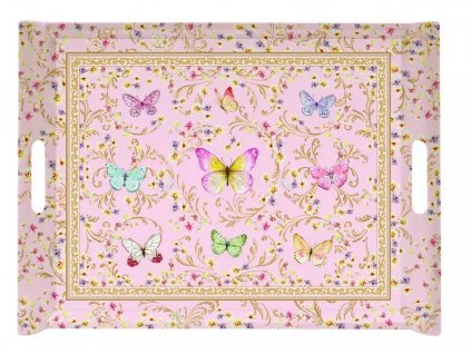 Easy Life - Plastový tác Majestic Butterflies velký - 52*37 cm