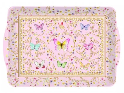 Easy Life - Melaminový tác Majestic Butterflies střední - 46*32 cm
