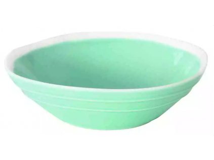 Easy Life - Porcelánový polévkový talíř Abitare mentolový - 18 cm