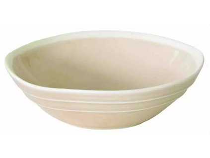 Easy Life - Porcelánový polévkový talíř Abitare krémový - 18 cm