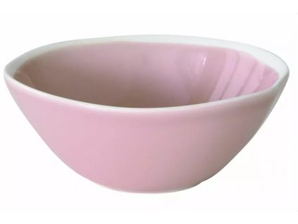 Easy Life - Porcelánový polévkový talíř Abitare světle růžový - 18 cm