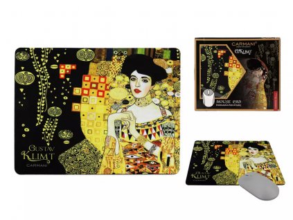 Carmani - Podložka pod počítačovou myš G. Klimt, Adele Bloch-Bauer - 20*24*0,3 cm