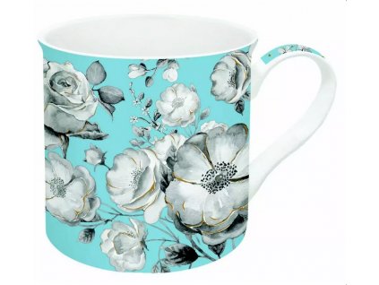 Easy Life - Porcelánový hrnek Blue Garden Flowers - 300 ml