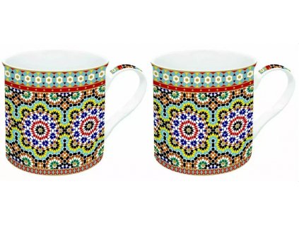 Easy Life - Porcelánové hrnky Arabian Yellow 2 ks - 300 ml