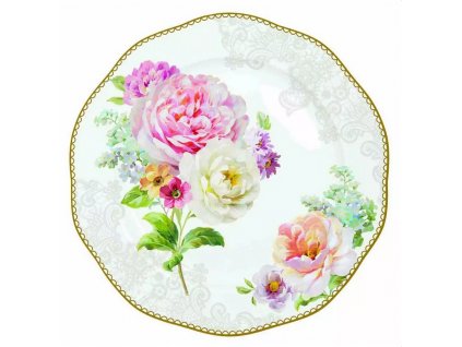 Easy Life - Porcelánový dezertní talíř Romantic Lace - 20 cm
