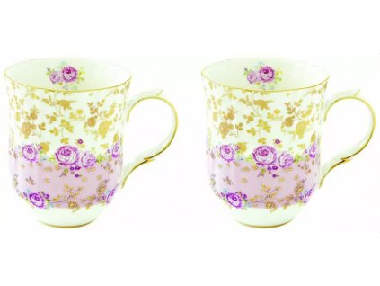 Easy Life - Porcelánové hrnky Heritage Pink 2 ks - 275 ml