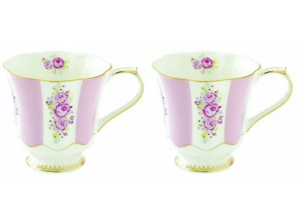 Easy Life - Porcelánové hrnky Heritage Pink 2 ks - 275 ml