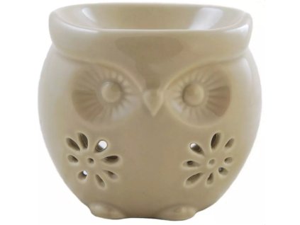 Easy Life - Aromalampa Bridgewater Owl krémová - 9*8*9 cm