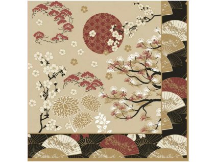 Easy Life - Papírové ubrousky Kimono 20 ks - 33*33 cm