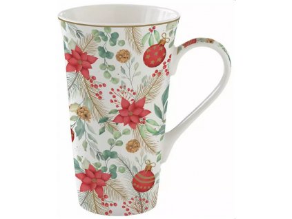 Easy Life - Porcelánový hrnek velký Christmas Joy v dárkové krabičce - 600 ml