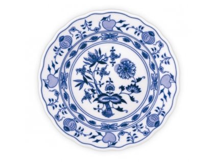 Cibulák - Porcelánový talíř dezertní praporový - 17 cm