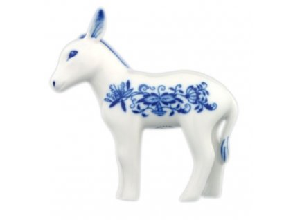 Cibulák - Porcelánová figurka Oslík - 11 cm