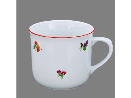 Porcelánový hrnek Vařák, rakouská házenka s červenou linkou - 650 ml