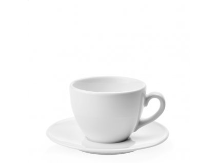 Porcelánový šálek s podšálkem na větší espresso Milada - 250 ml