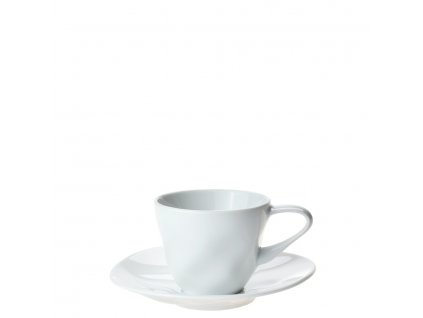 Porcelánový šálek s podšálkem na kávu, Flamenco - 180 ml