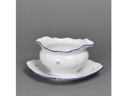 Porcelánový omáčník Verona Valbella modrá - 19,2 x 16,4 cm
