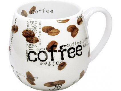 KP - Porcelánový hrnek Coffee Collage - buclák - 420 ml